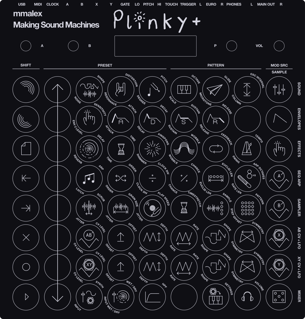 Plinky+ Touch Surface